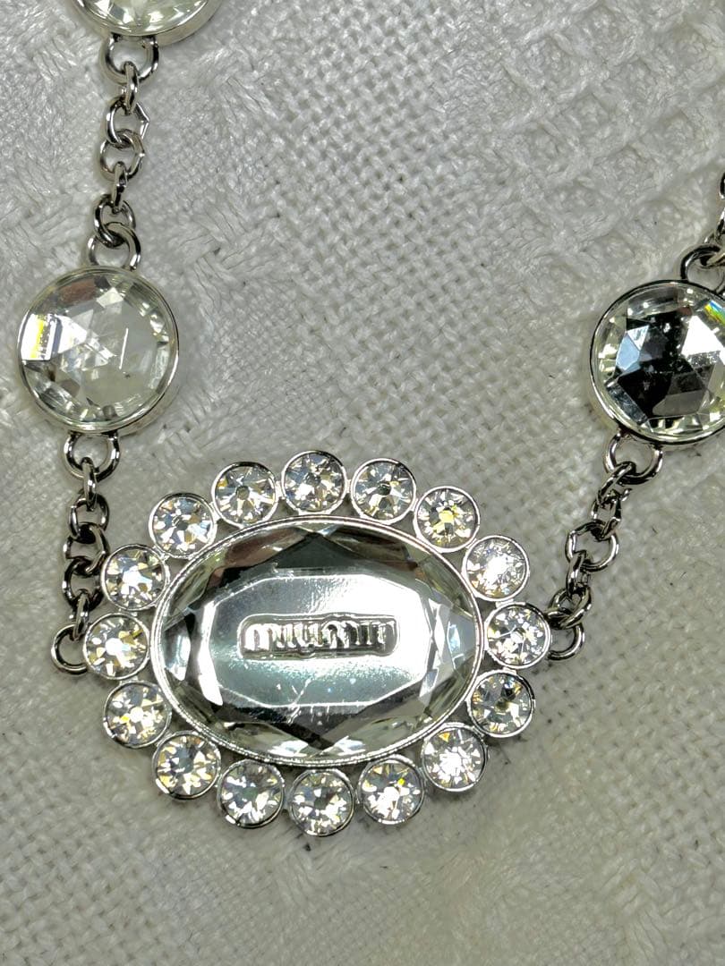 miu miu バックチャーム　シルバー