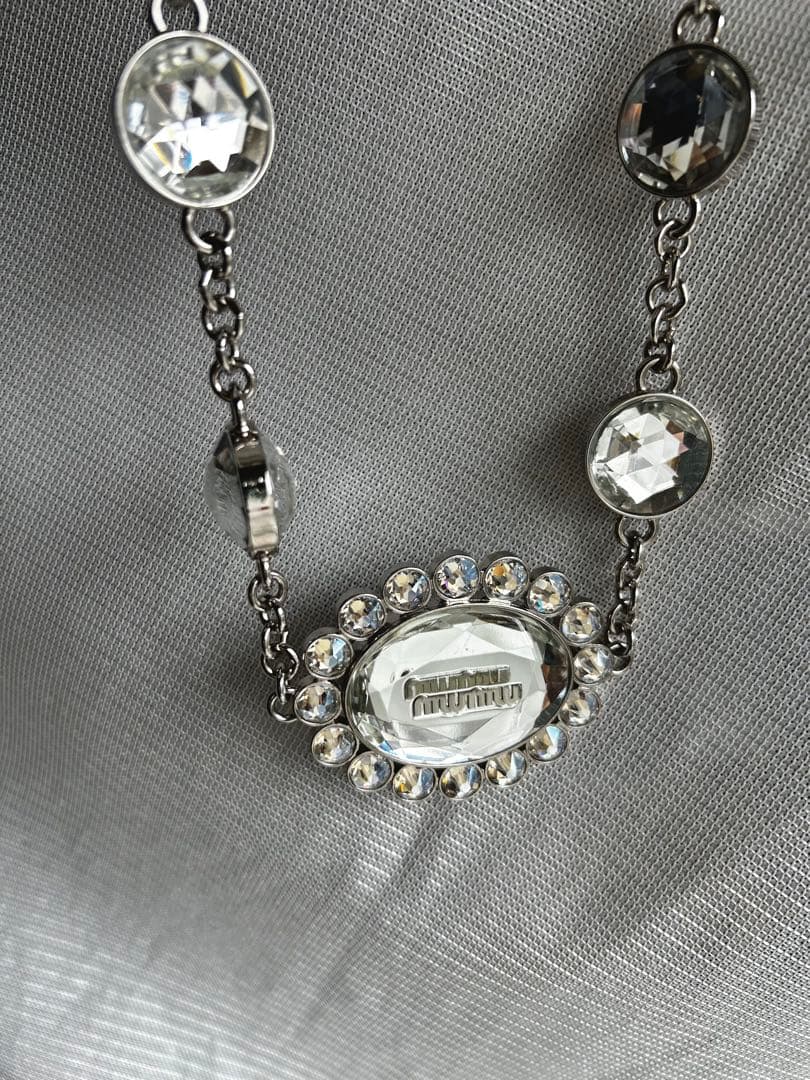 miu miu バックチャーム　シルバー