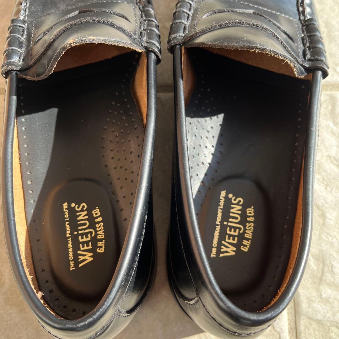 ghbass ローファー LARSON G.H.バス ラーソン ブラック