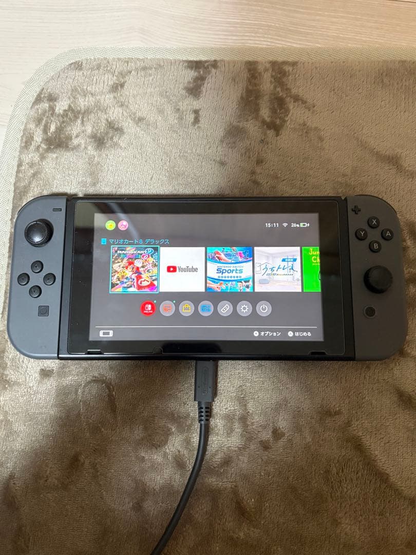 NintendoSwitch 本体 マリオカート8 デラックスセット！付属品完備