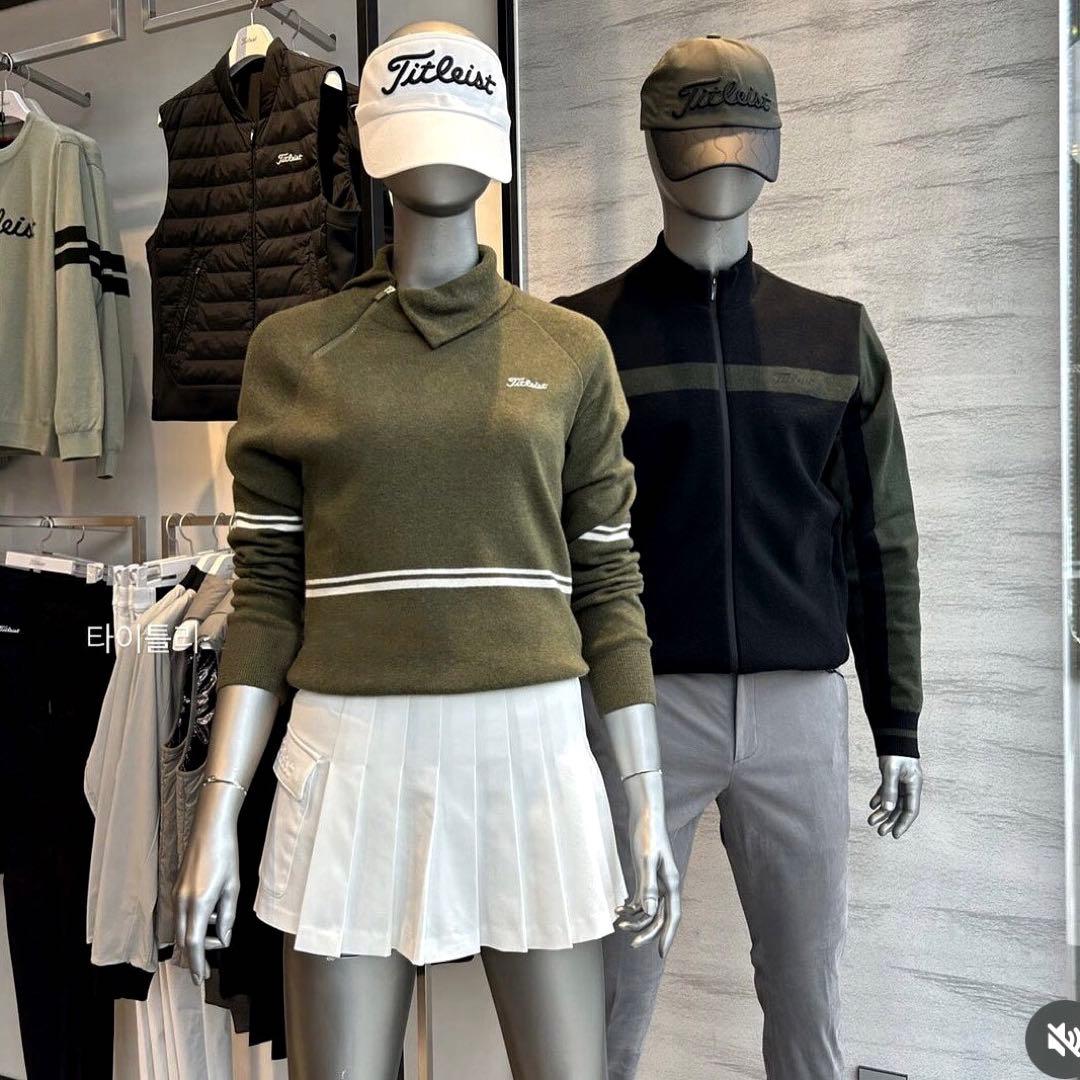 新品未使用 ゴルフ タイトリスト レディース セーター 長袖 Mサイズ