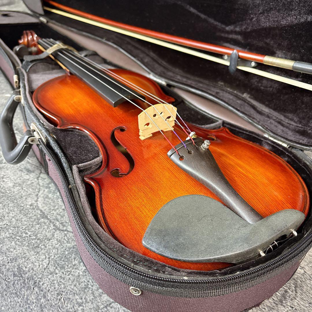 【すぐ弾ける】バイオリン 4/4 フルサイズ 弓・ケース付 初心者向け