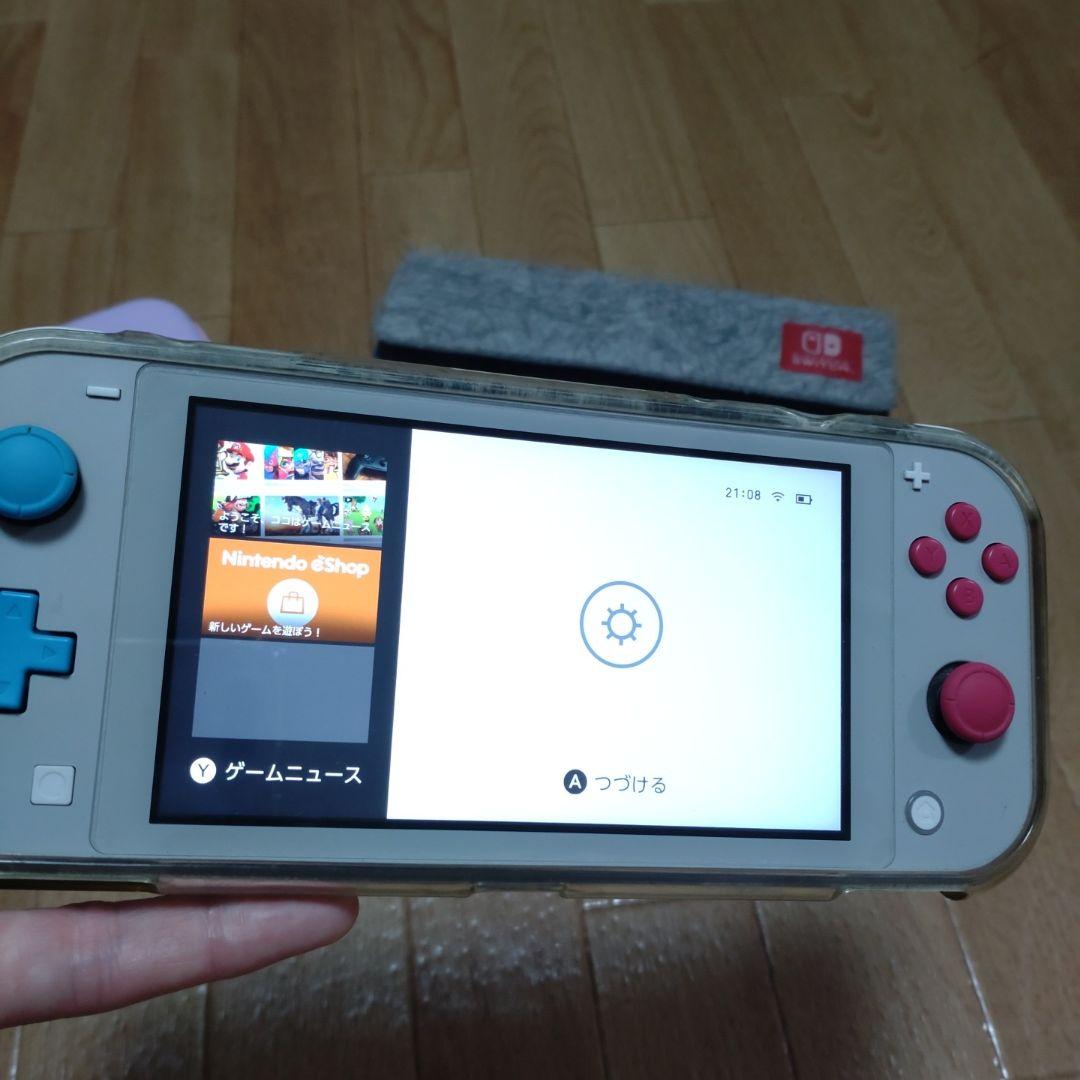 Nintendo Switch Lite ザシアンザマゼンタ本体、ケースセット