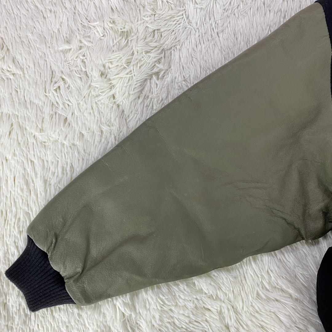 『NIKE』ナイキ (L) レザー スタジャン ジャケット