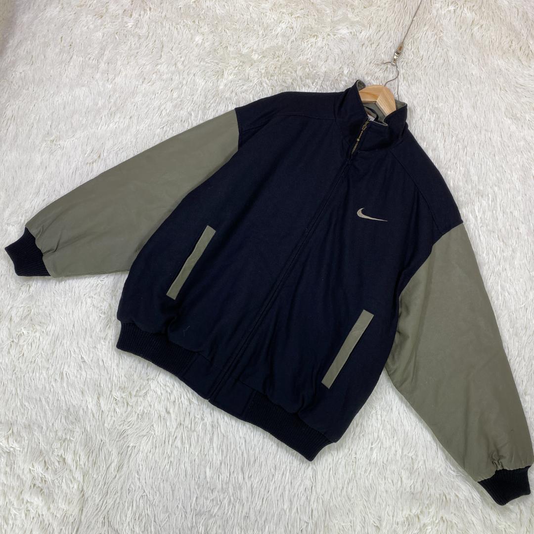 『NIKE』ナイキ (L) レザー スタジャン ジャケット