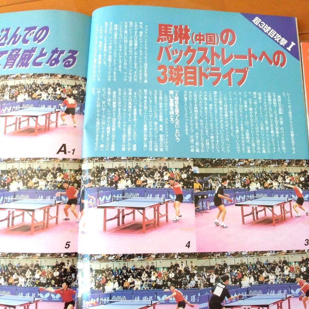 卓球レポート　2000年. 2001年. 2002年　10冊
