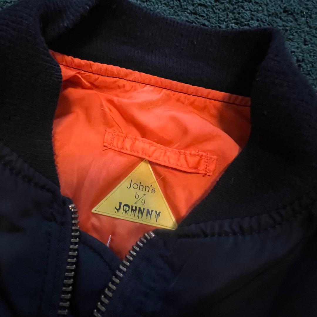 JOHN’S BY JOHNNY スカル刺繍 MA-1ジャケット