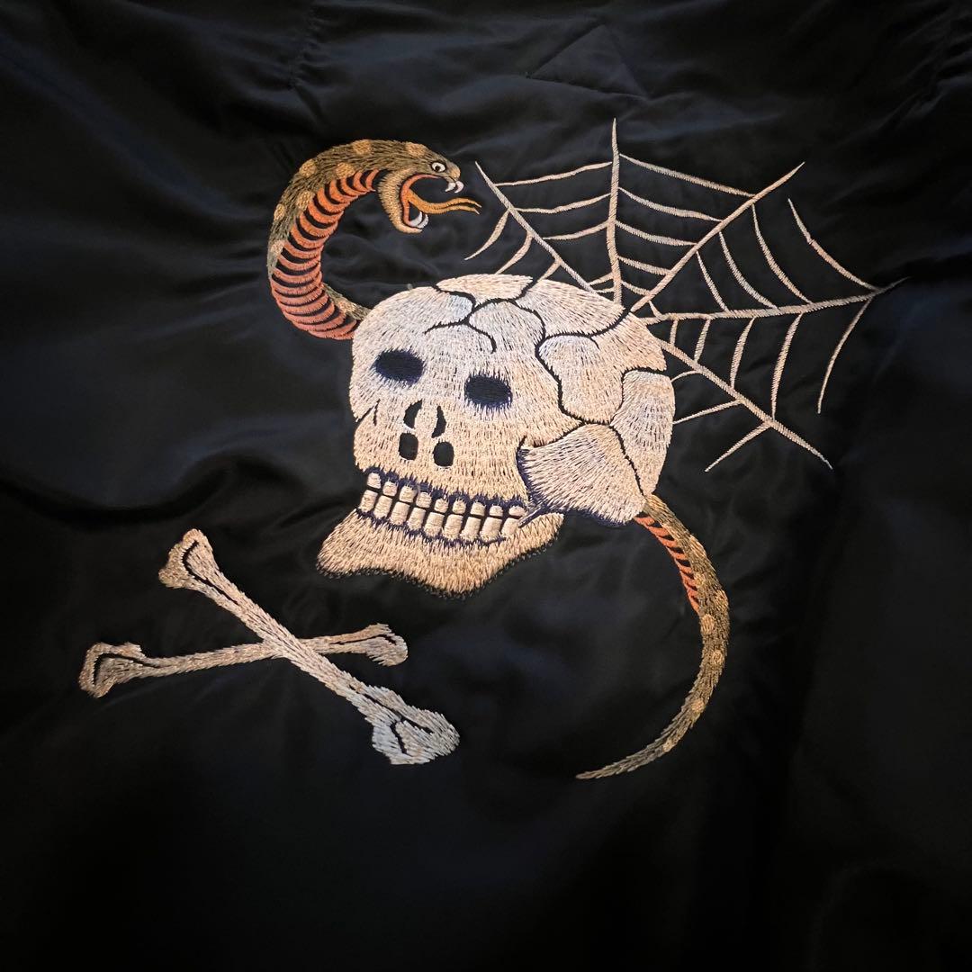 JOHN’S BY JOHNNY スカル刺繍 MA-1ジャケット