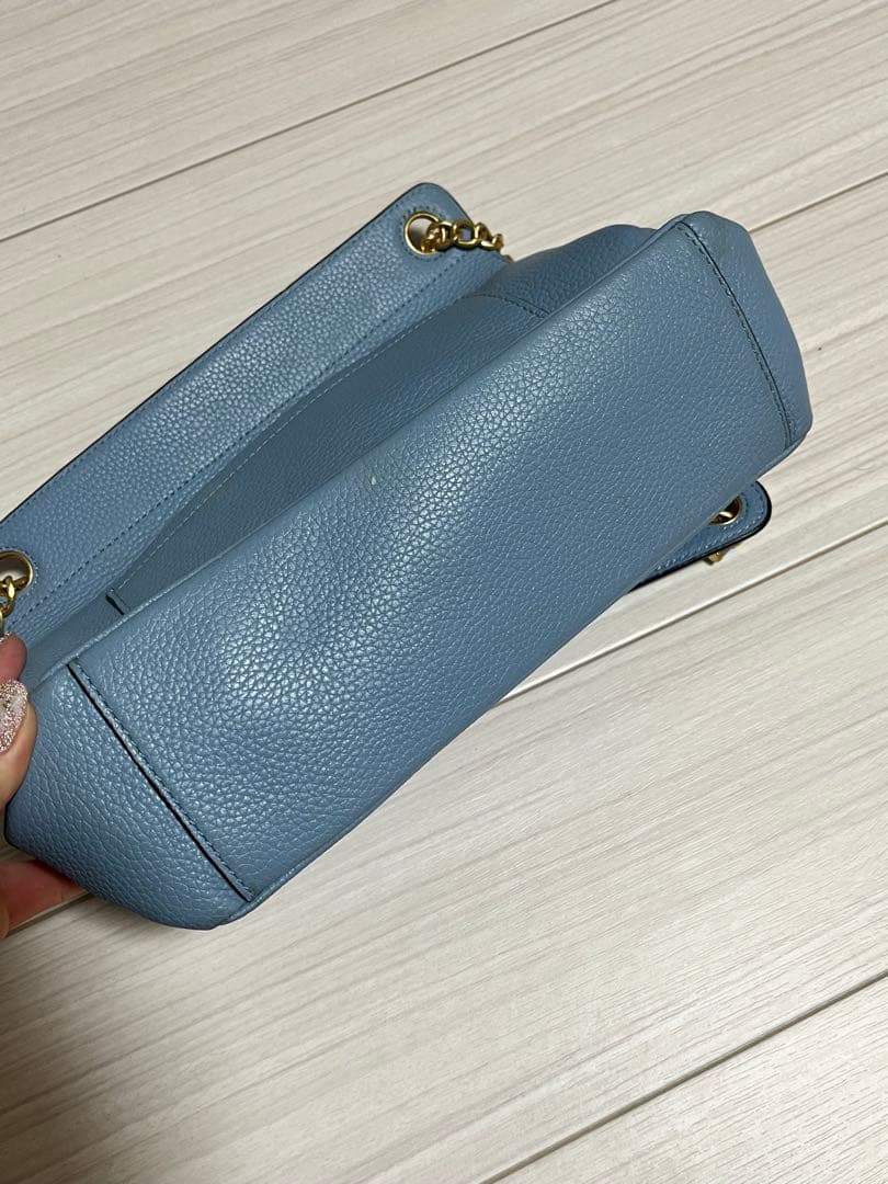 TORY BURCH トリーバーチ ライトブルー ショルダーバッグ