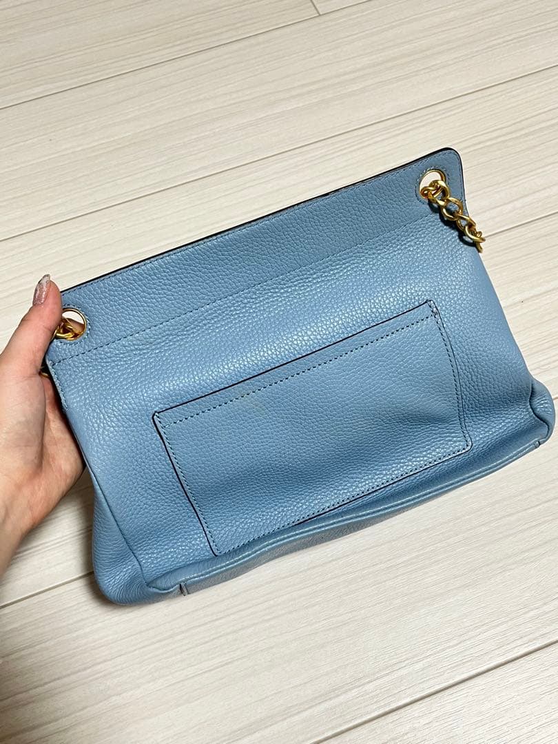 TORY BURCH トリーバーチ ライトブルー ショルダーバッグ