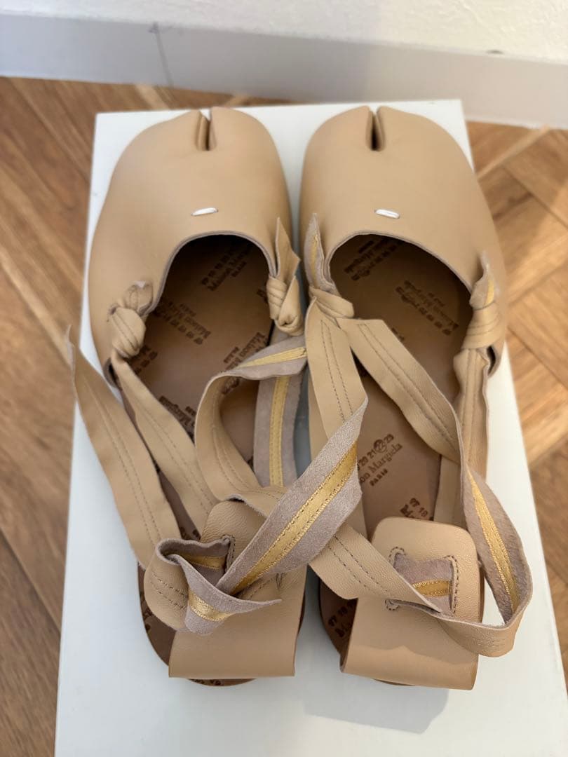 Maison Margielaメゾン マルジェラ バッグストラップバレエシューズ