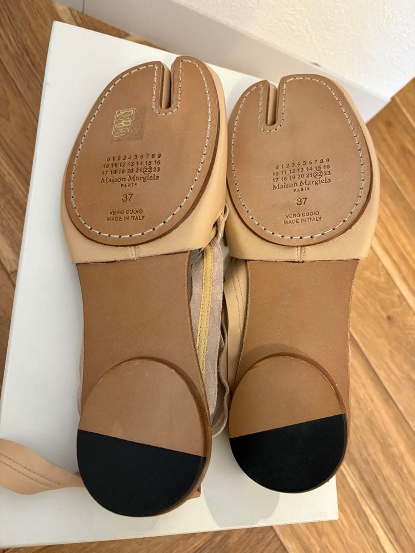 Maison Margielaメゾン マルジェラ バッグストラップバレエシューズ