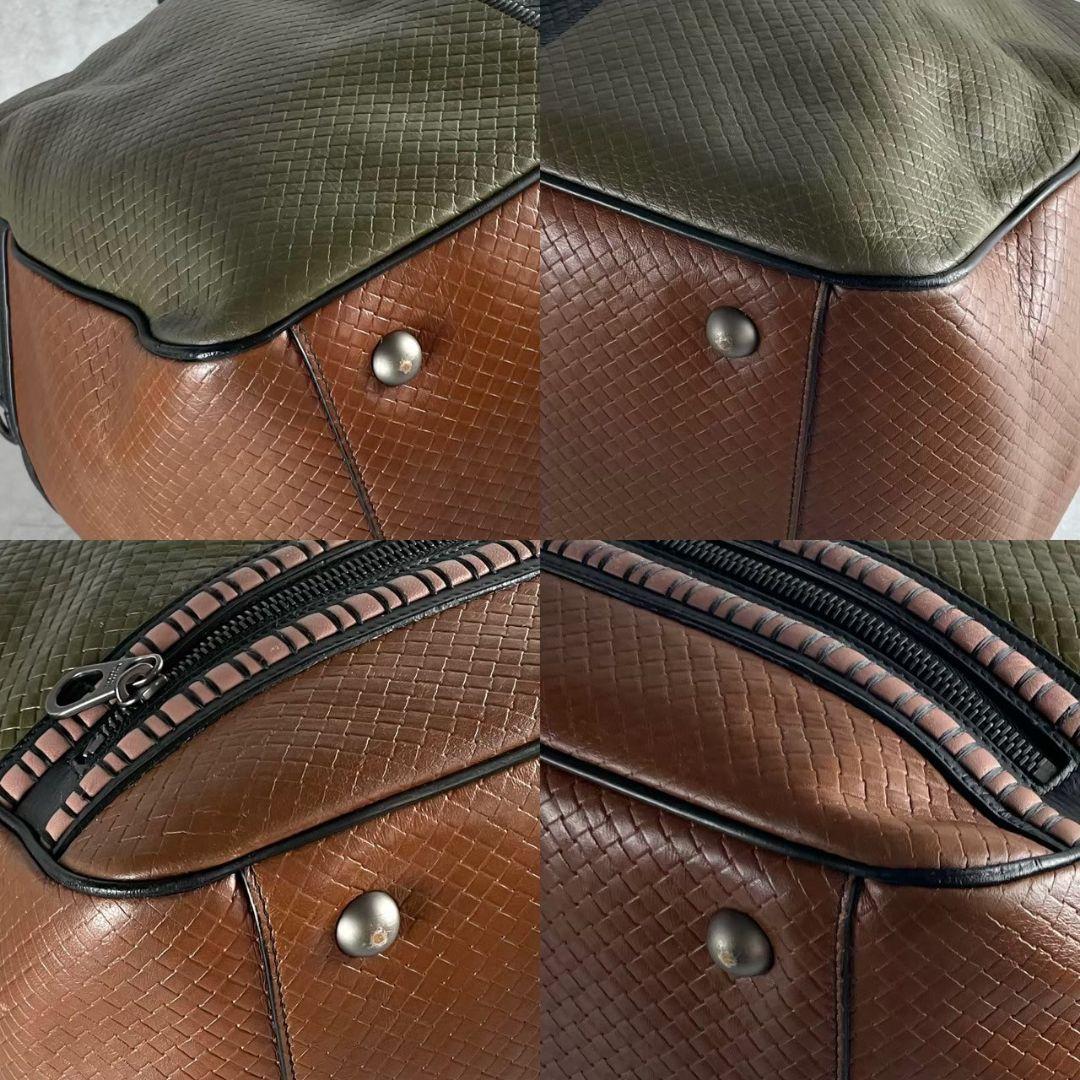 極美品！ボッテガヴェネタ イントレチャートミニボストン 2wayショルダーバッグ