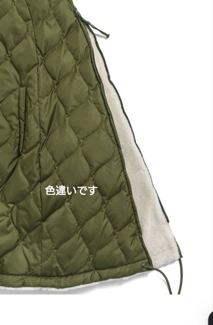 taion ミリタリー　ダウンケープ　ユニセックス