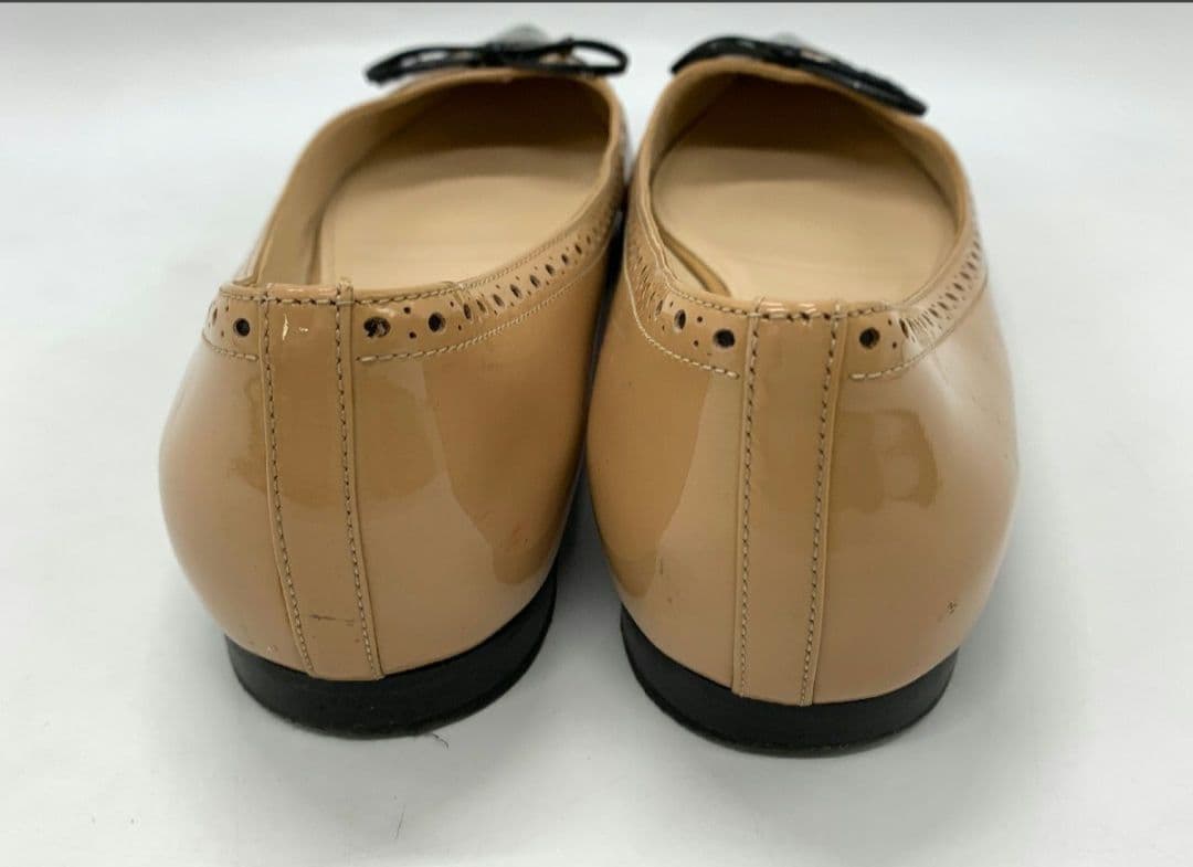 PRADA フラットシューズ　38 パンプス　ohga ピッピシック