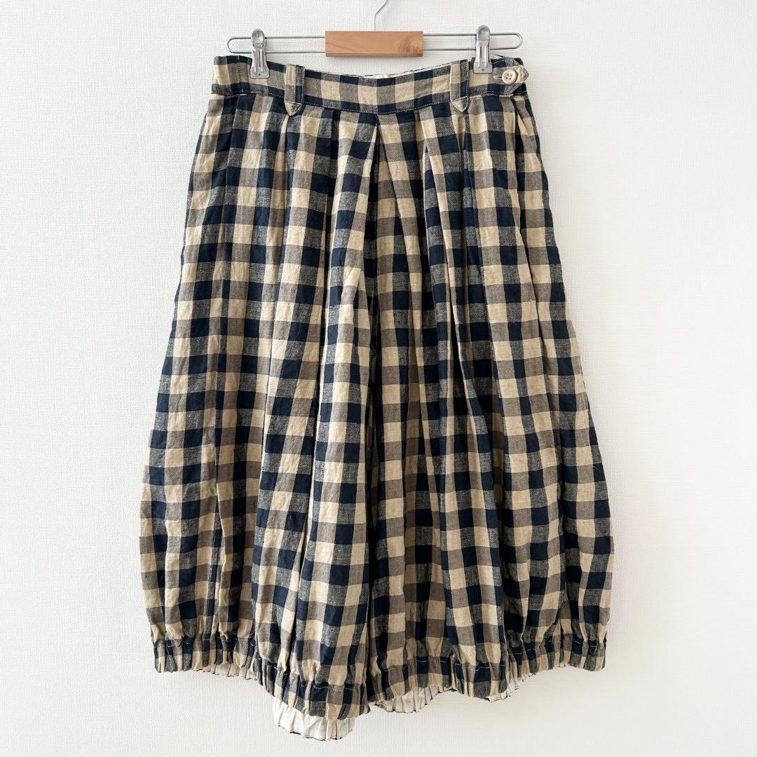 美品✨45R インドリネンツイルのブルマパンツ