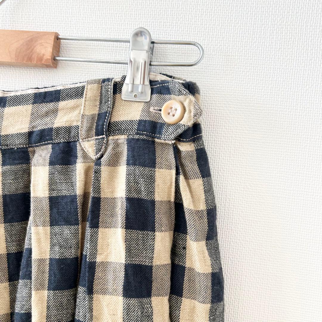 美品✨45R インドリネンツイルのブルマパンツ