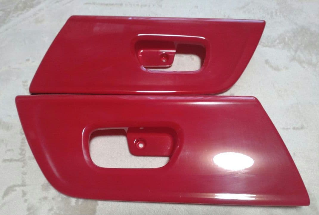 m*p様 N-BOX JF1 JF2 純正インテリアパネル 4P レッド【美品