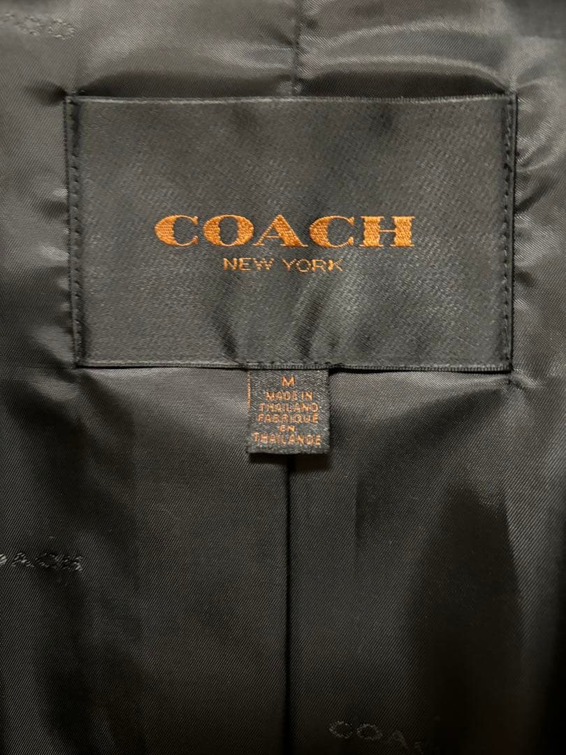【未使用】コーチcoach 　レディーストレンチコートMサイズ