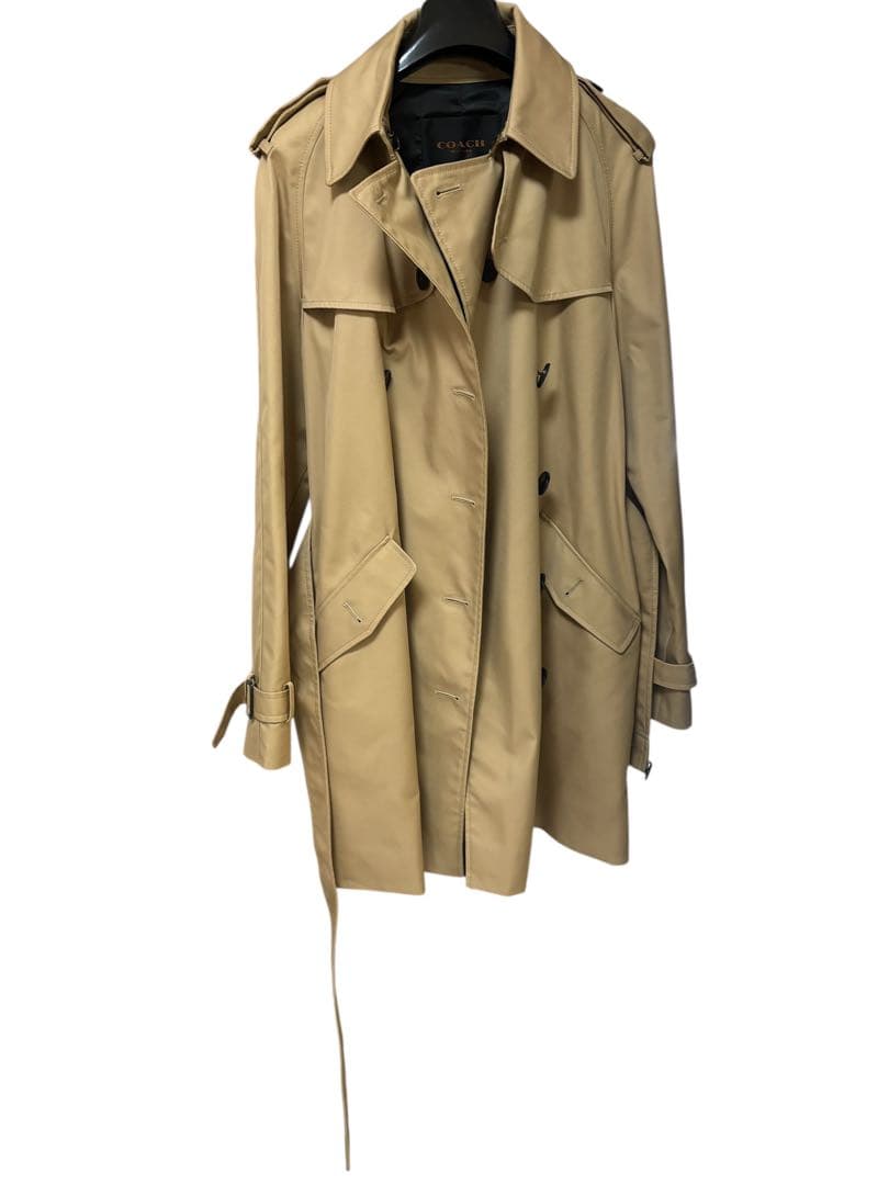 【未使用】コーチcoach 　レディーストレンチコートMサイズ