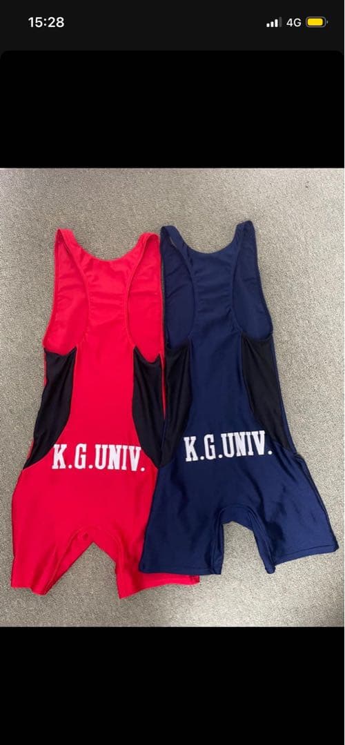 関西学院大学 レスリング シングレット（赤のみ）