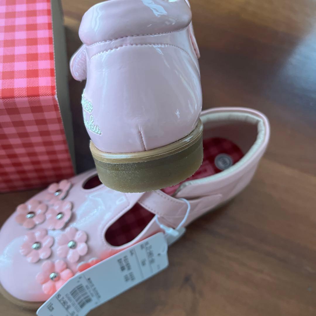 MIKI HOUSE ピンク メリージェーン シューズ18センチ新品（箱付き）