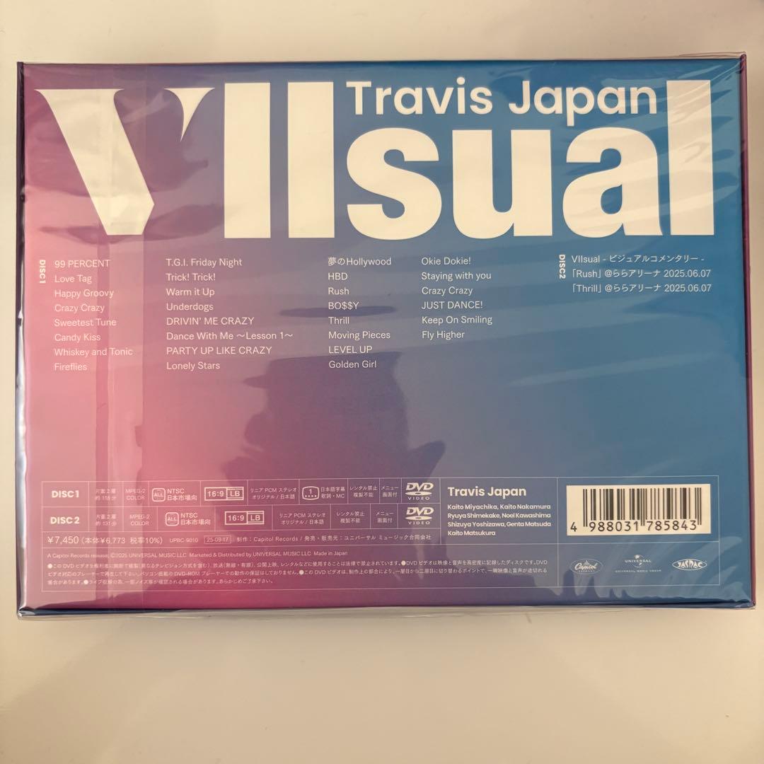 Travis Japan 完全生産限定盤 VIIsual DVD