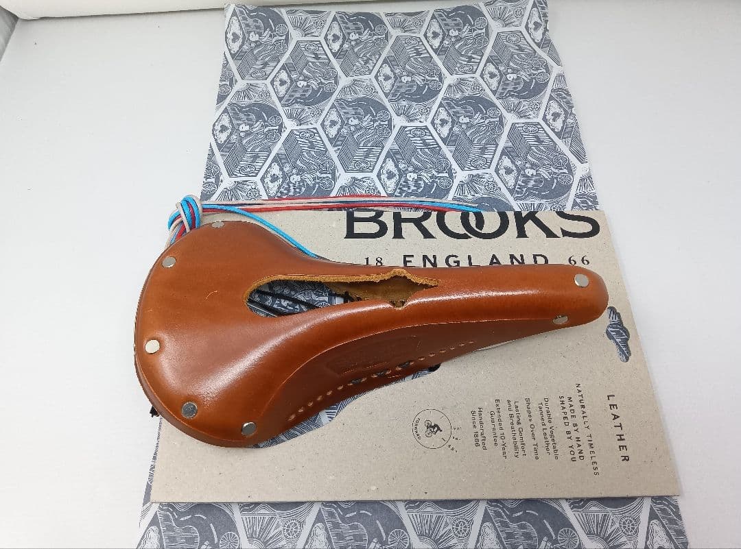 BROOKS レザーサドル B214L BROWN