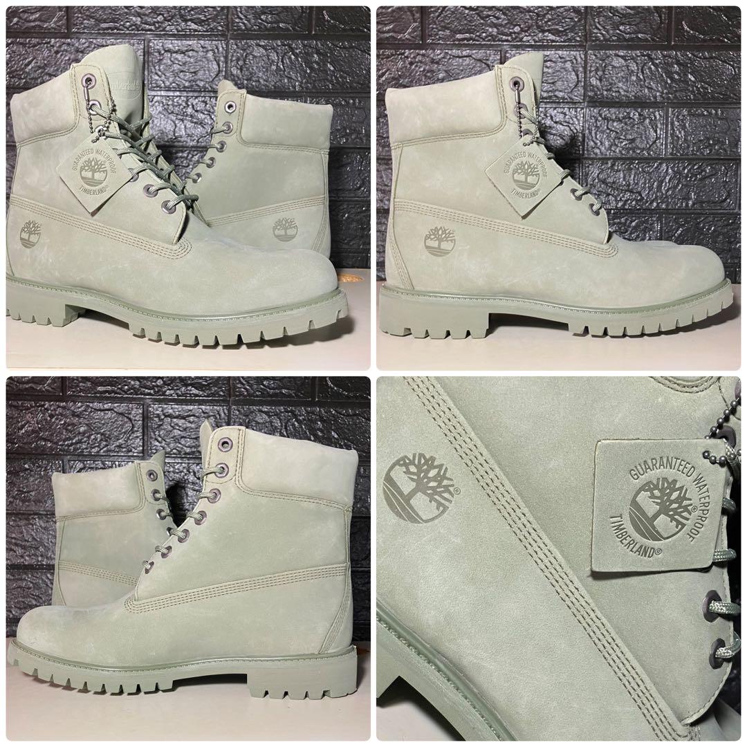 【新品Timberland】28cm ティンバーランド限定カラー オールカーキ