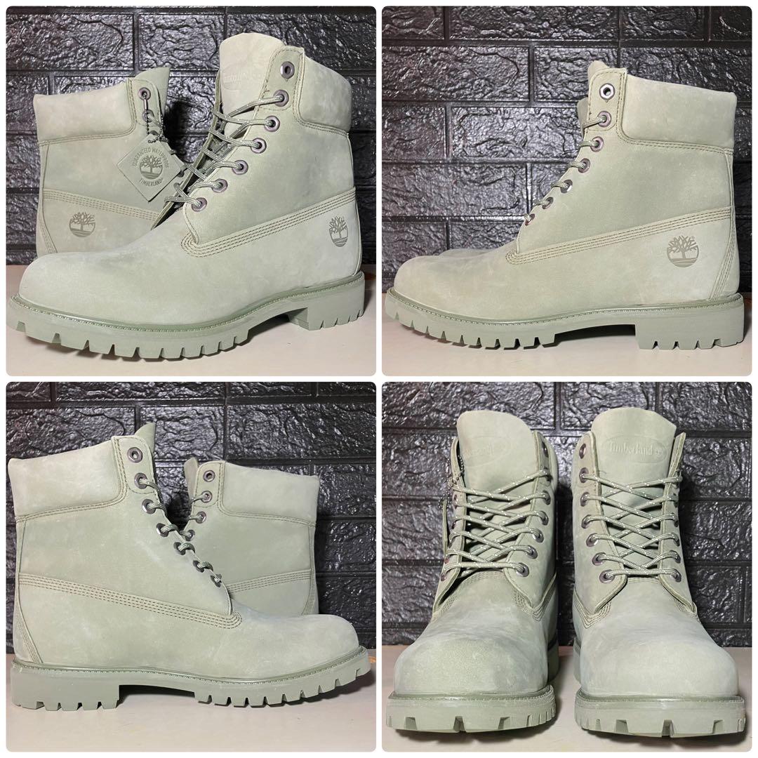 【新品Timberland】28cm ティンバーランド限定カラー オールカーキ