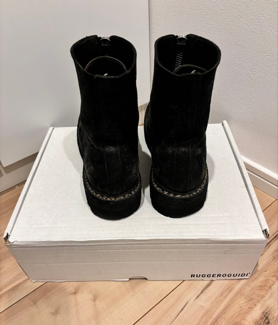 週末限定価格　GUIDI ZIPPED BIG DADDY BOOTS 41