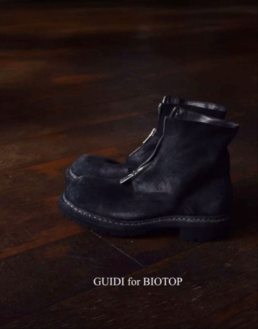 週末限定価格　GUIDI ZIPPED BIG DADDY BOOTS 41