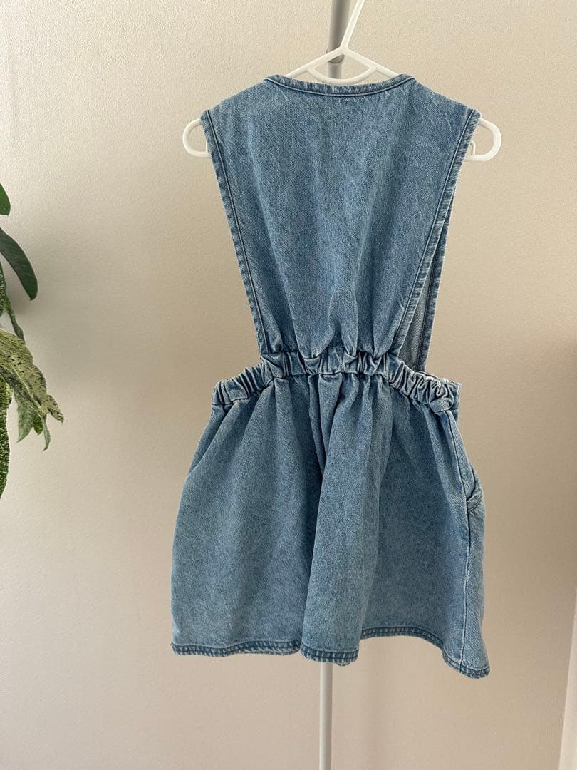 ワンピース Soor Ploom Tippi pinafore light denim 5y