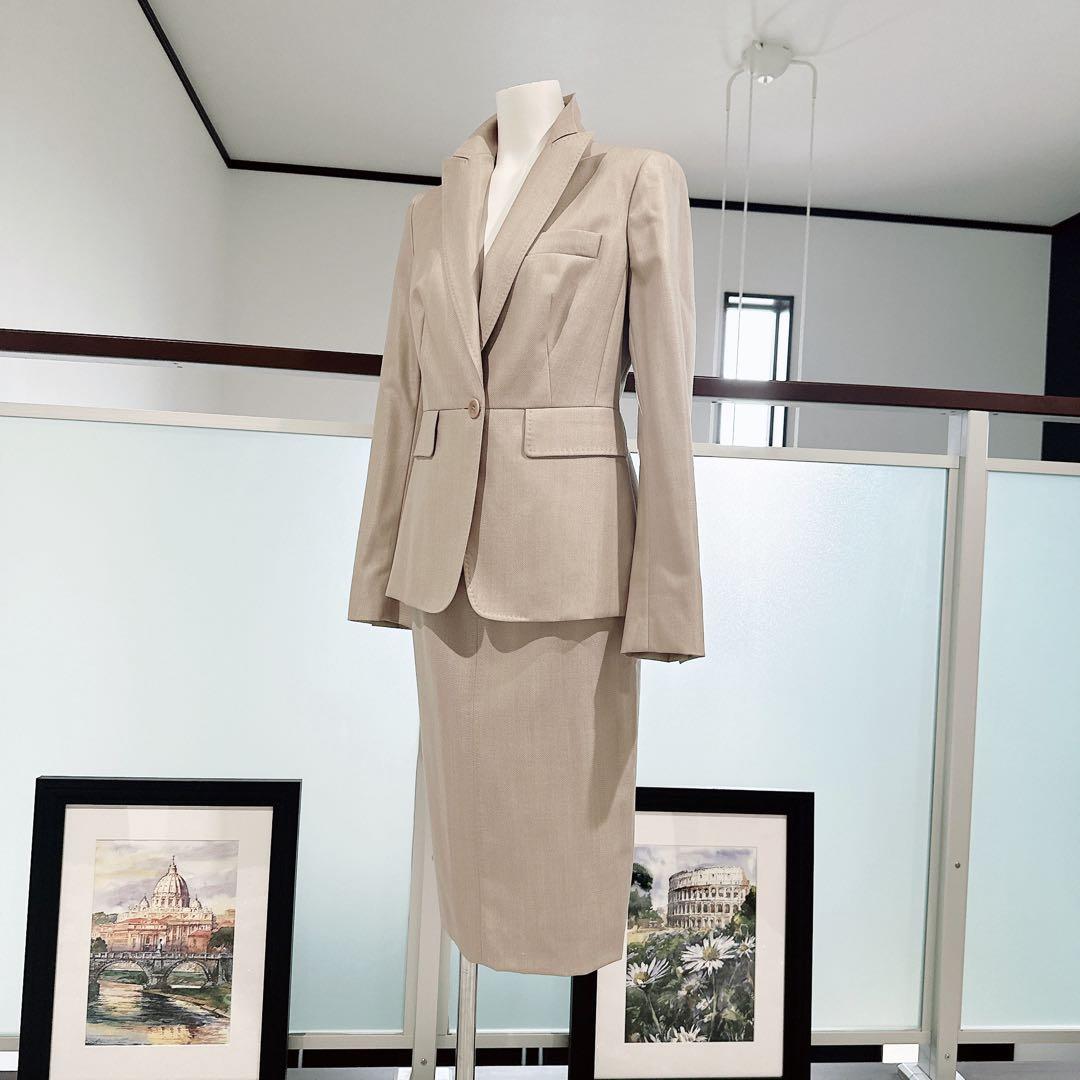 MAXMARA マックスマーラ スーツ　ジャケット　スカート ウール　シルク