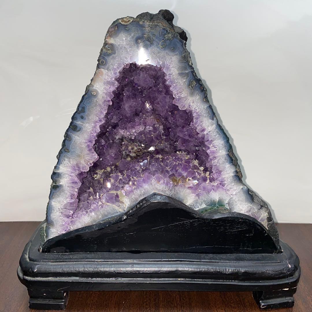 アメジストドーム　台座付き