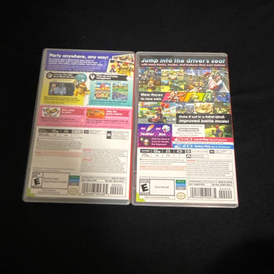 スーパーマリオパーティとマリオカート8 デラックス