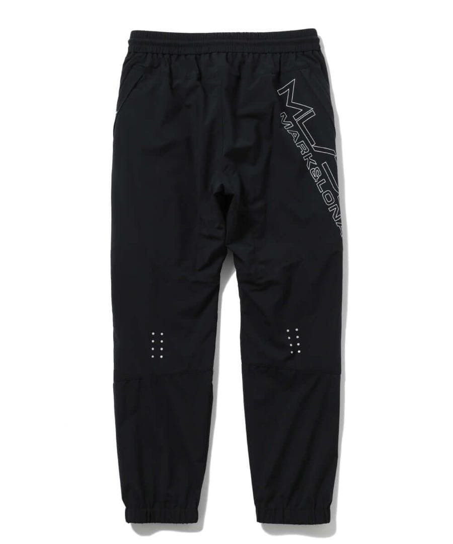 【試着】MARK&LONA ナイロンパンツ 黒 ジョガー DST スウェット