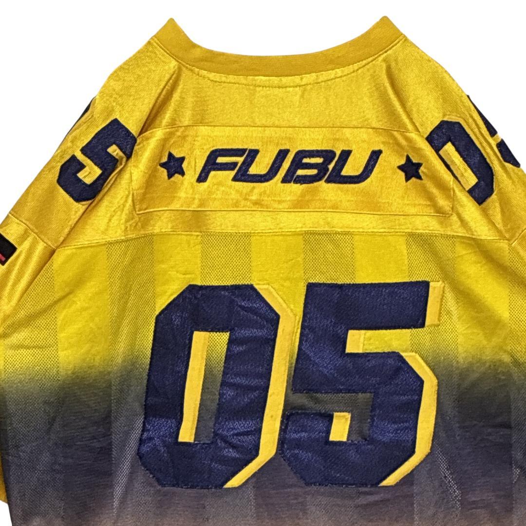 FUBU フブ ユニフォーム ゲームシャツ 両面刺繍 2XL 古着 ヒップホップ