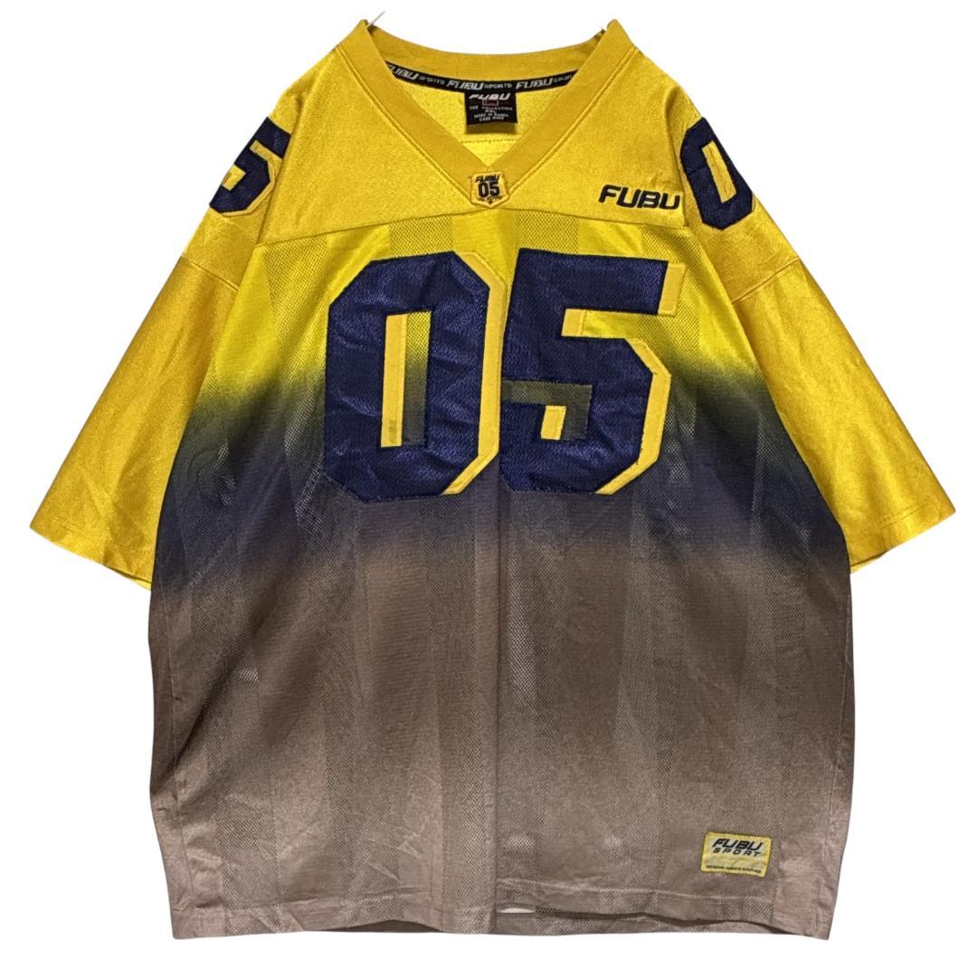 FUBU フブ ユニフォーム ゲームシャツ 両面刺繍 2XL 古着 ヒップホップ