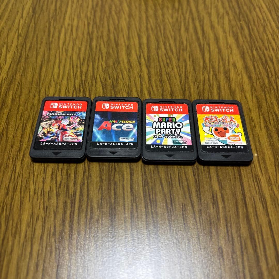 マリオカート8デラックス、スーパーマリオパーティ、マリオテニスエース、太鼓の達人