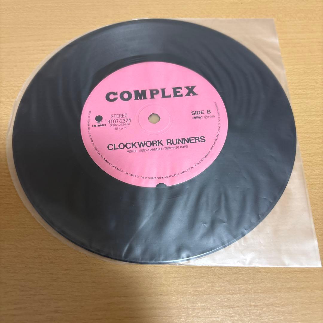 complex BE MY BABY レコード 7インチ 吉川晃司 布袋寅泰