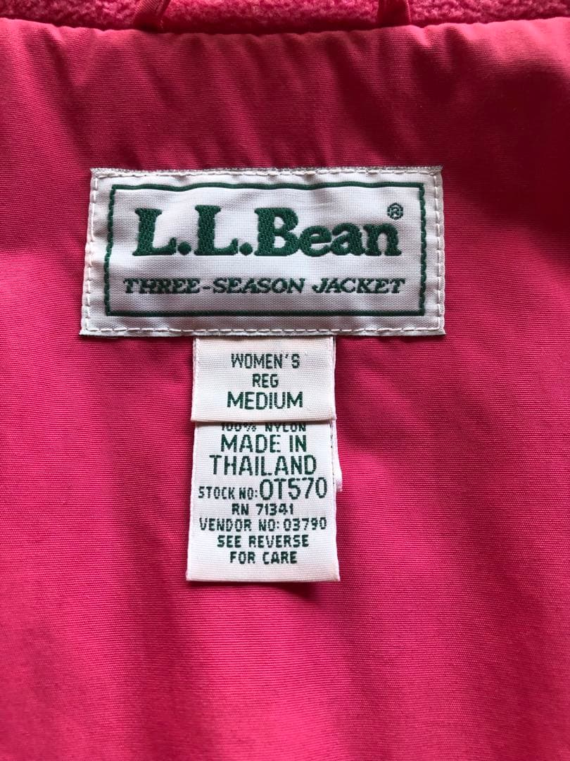 オールピンク！！L.L.Bean THREE SEASON JACKET