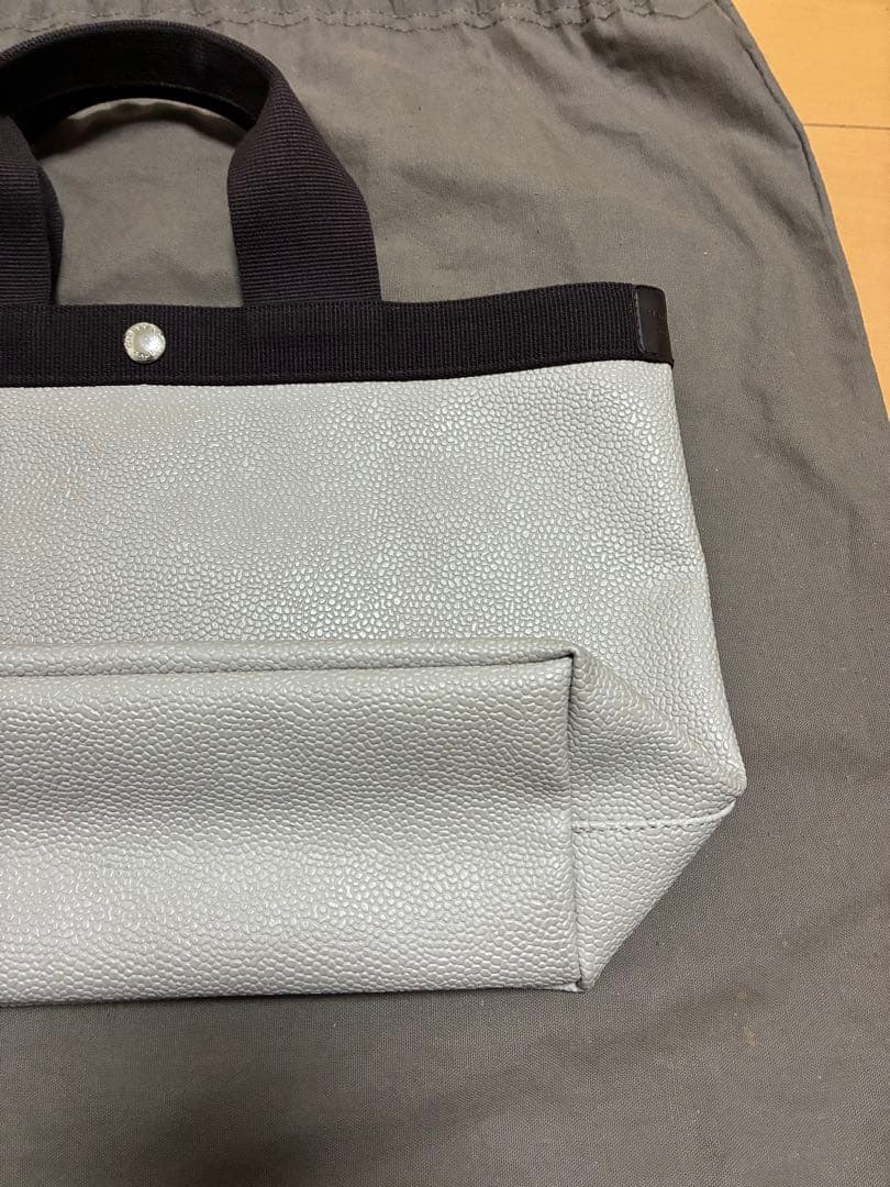 エルベシャプリエ スクエアトート704GP コーテッドキャンバス レザー