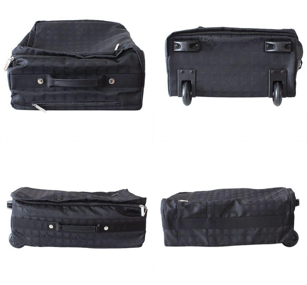 N2920 美品!! シャネル ニュートラベルライン ナイロン2輪 スーツケース