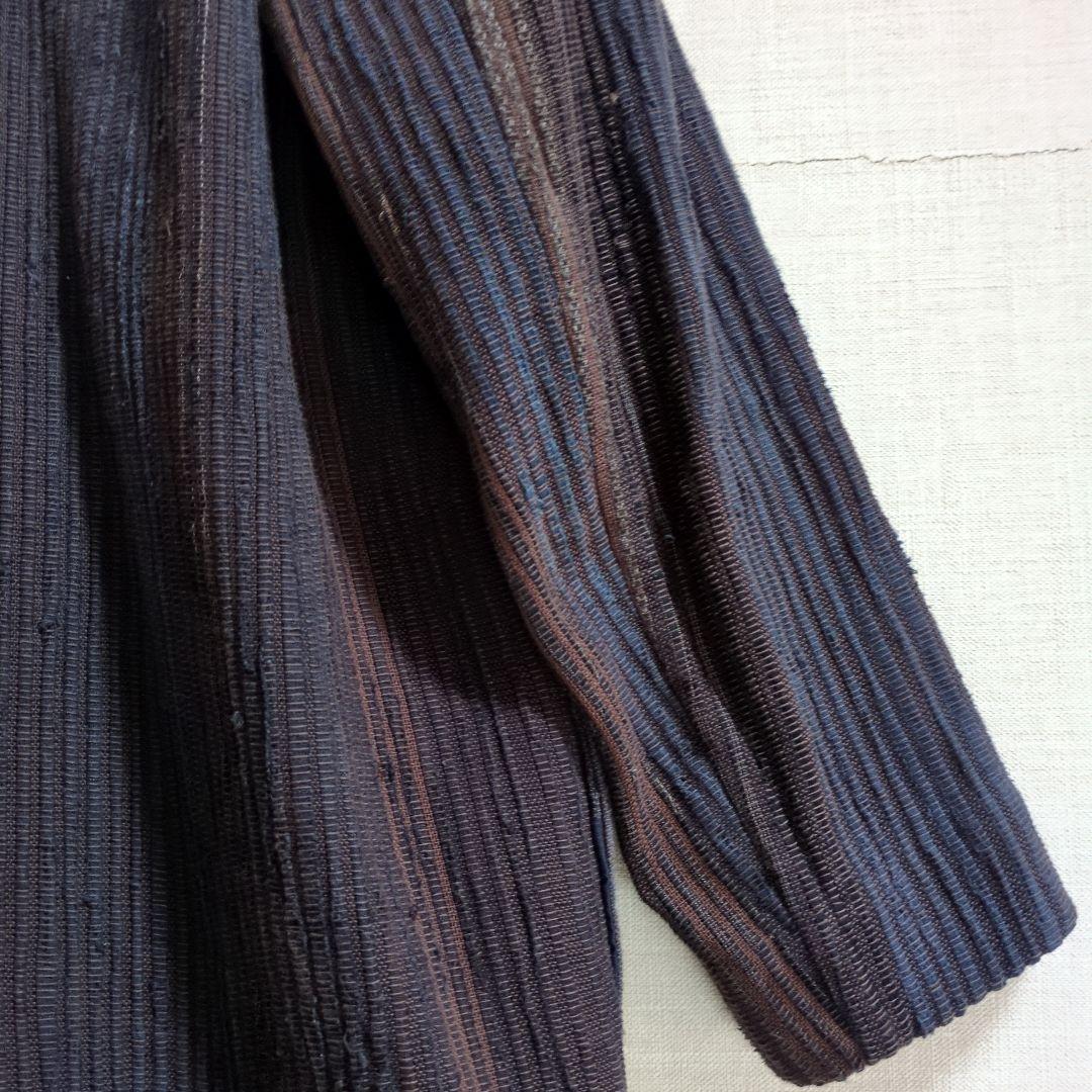 公文知洋子さんの裂き織りジャケット