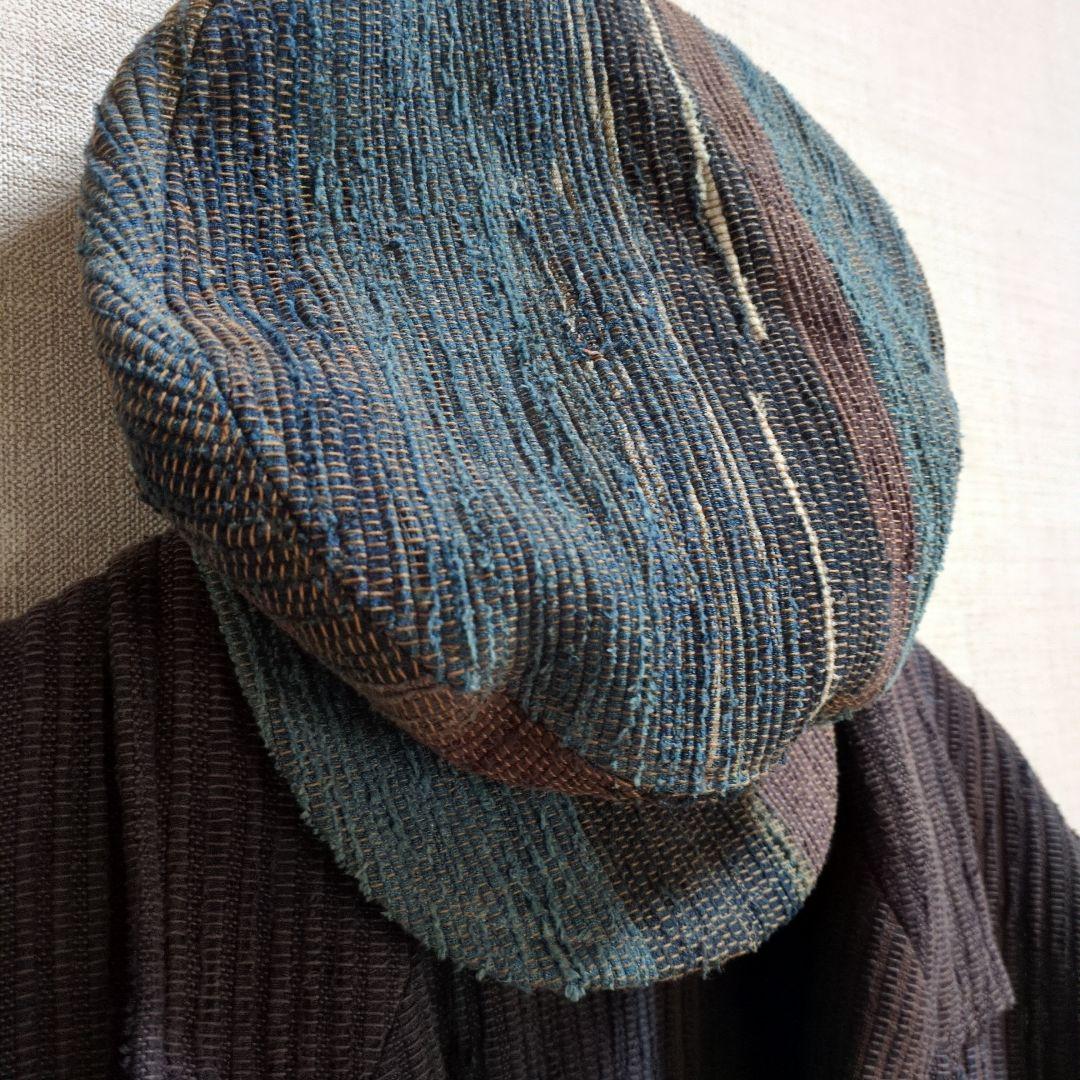 公文知洋子さんの裂き織りジャケット