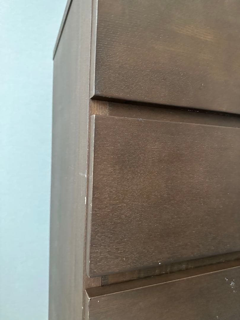 無印良品　ダークブラウン 4段チェスト