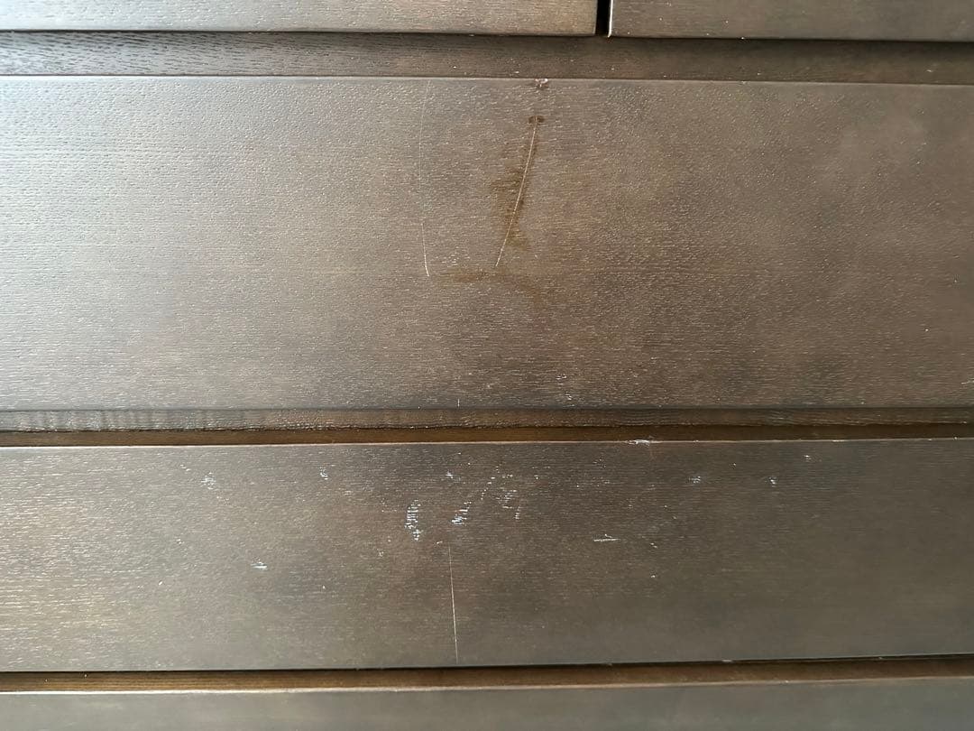 無印良品　ダークブラウン 4段チェスト