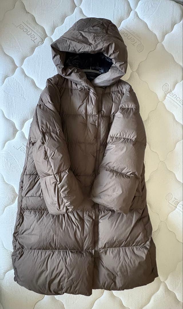 美品 ユニクロ ＋ J ジルサンダー ダウンロングコート M ブラウン 完売品