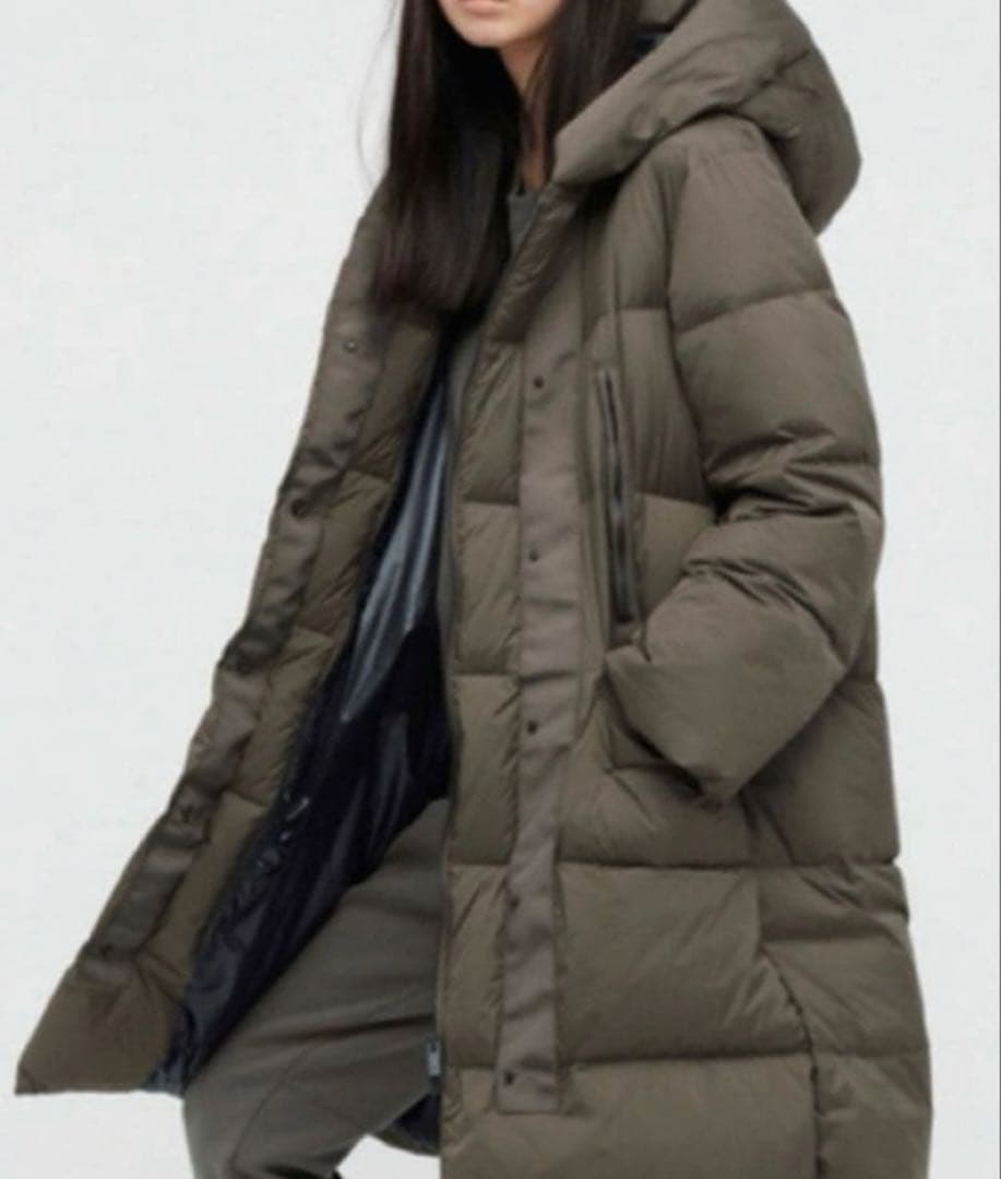 美品 ユニクロ ＋ J ジルサンダー ダウンロングコート M ブラウン 完売品